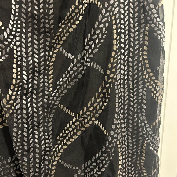 Free People Women’s Black and Silver Kimono Duster One size - Picture 8 of 8